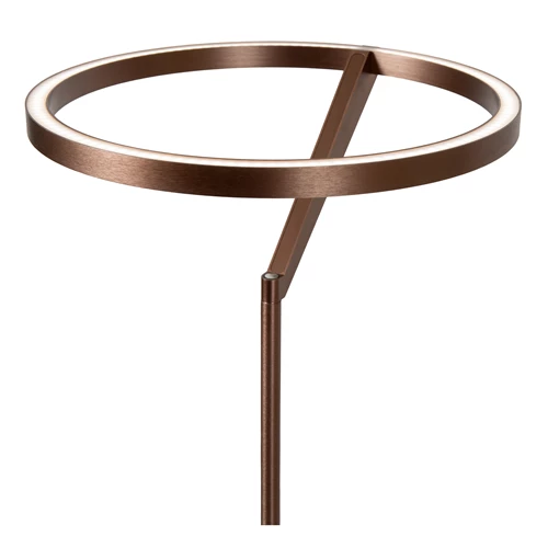 Lucide APPLAUSE - Stehlampe - Ø 33 cm - LED Dim. - CCT - 2700K/4000K - Kaffee | Premium - detail 2